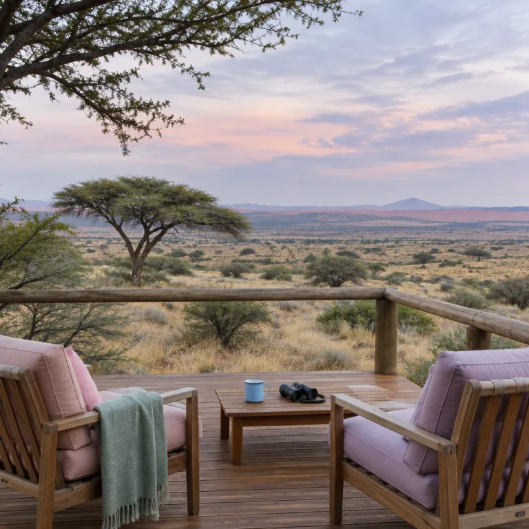The sundowner is a place, not a drink: how Namibian lodges choose the spot that makes the evening