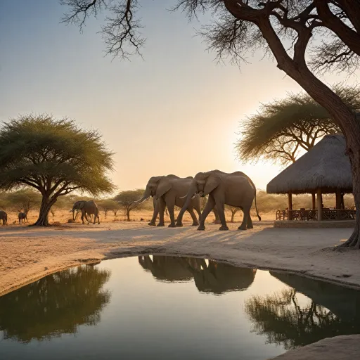 Mokuti Etosha lodge stay for refined safari travel in Namibia