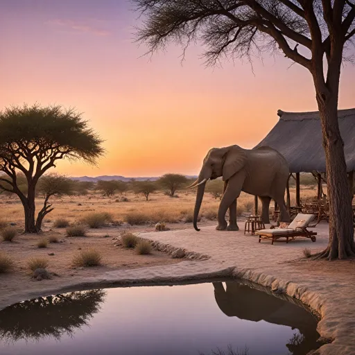 Elegant lodges in Etosha Namibia for a refined safari stay